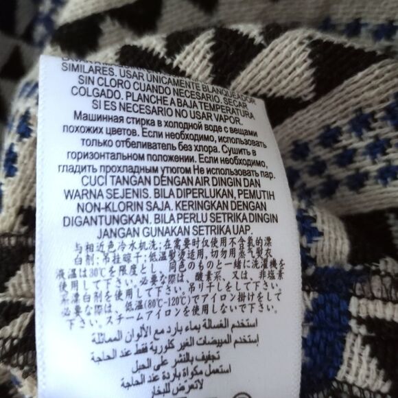 BCBGENERATIONS BLUE & BLACK STRIPED JACQUARD DRESS SZ.8 EUC - Picture 10 of 10